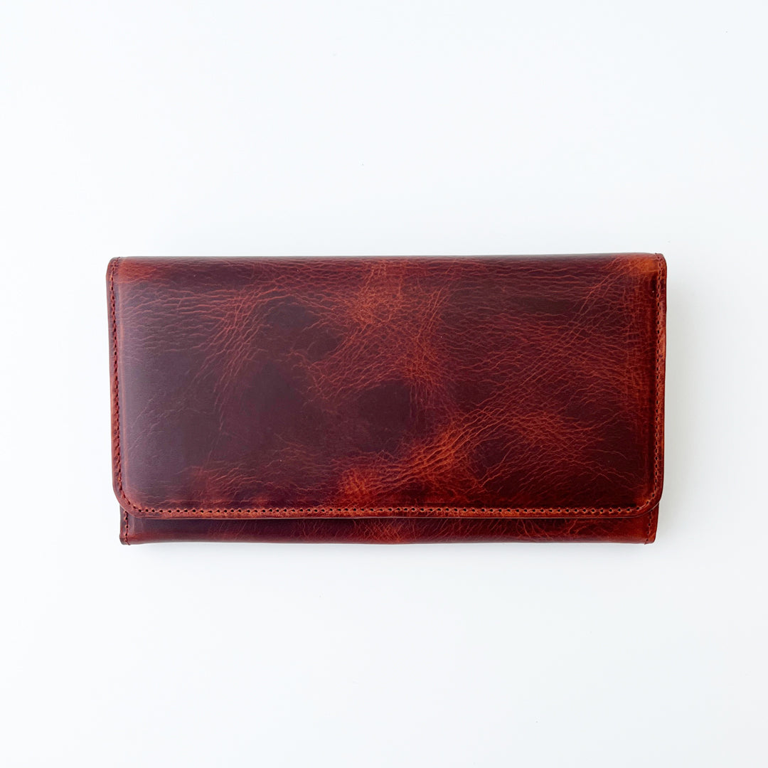 [Waxed Leather] Bi-fold Wallet