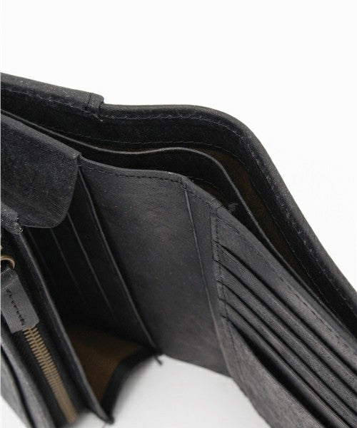 ［プエブロレザー］　スナップミドル財布