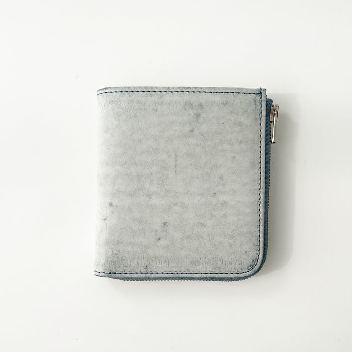 [Ghost Leather] L-zip bifold wallet