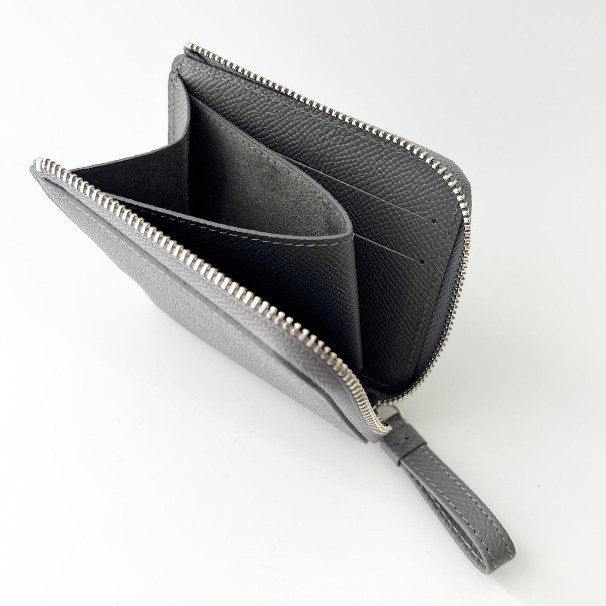 ［ボントーノレザー］ Lzipショート財布