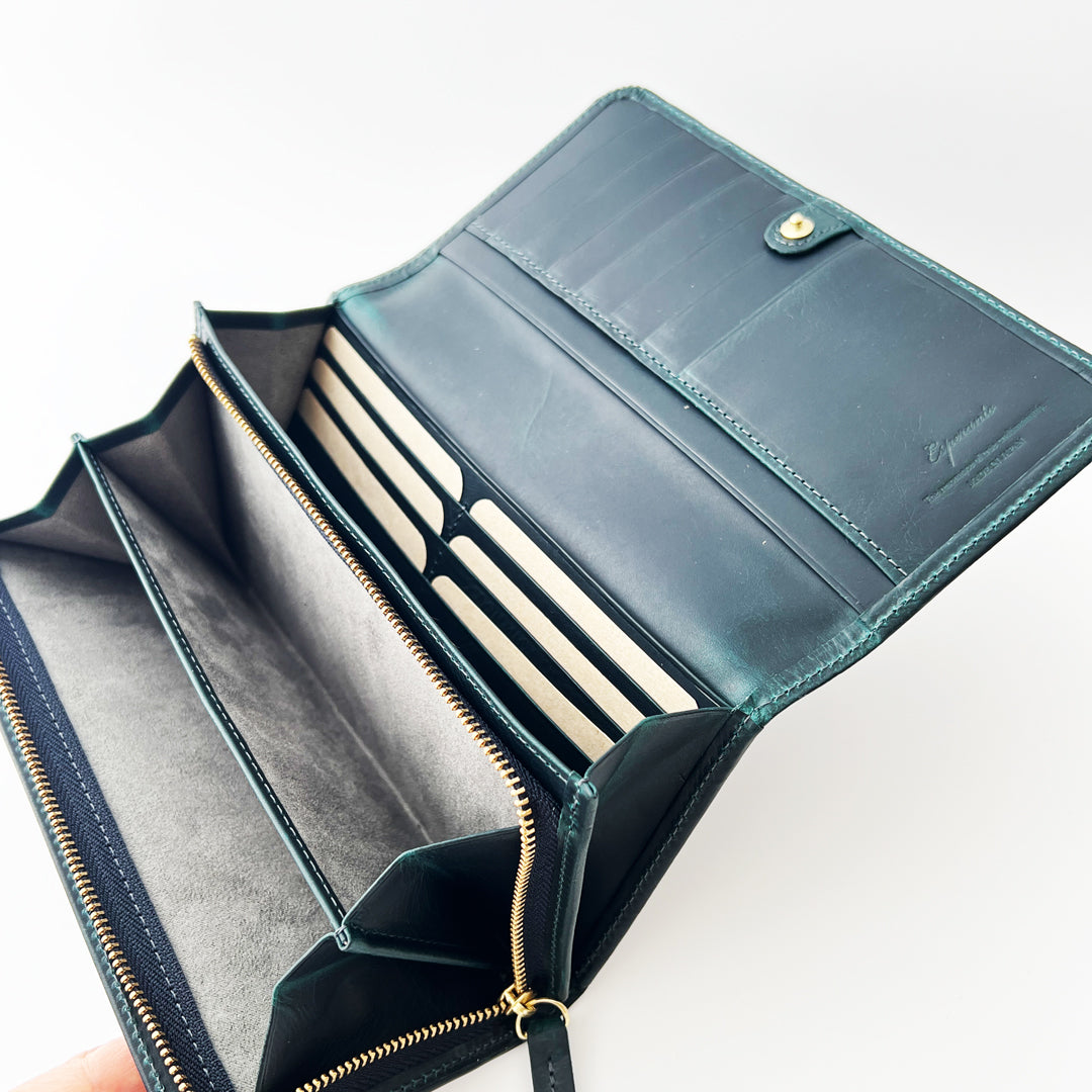 [Waxed Leather] Bi-fold Wallet